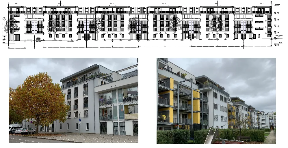 CAD-Referenz Mehrfamilienhaus mit Tiefgarage in Ostfildern Scharnhauser Park